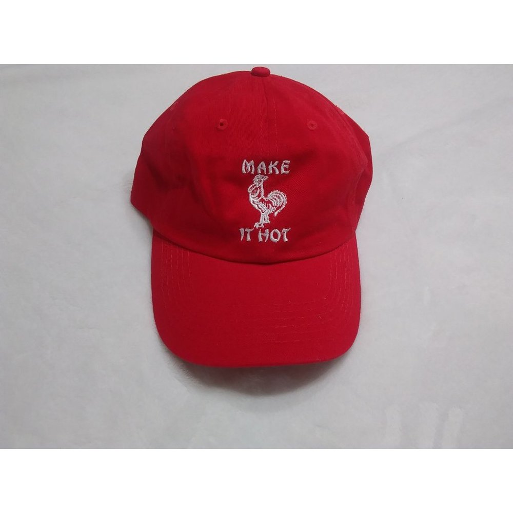 Pedals & Peacock Red hat MAKE IT HOT Rooster
